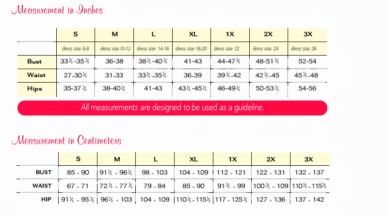 Jockey Bra Size Chart